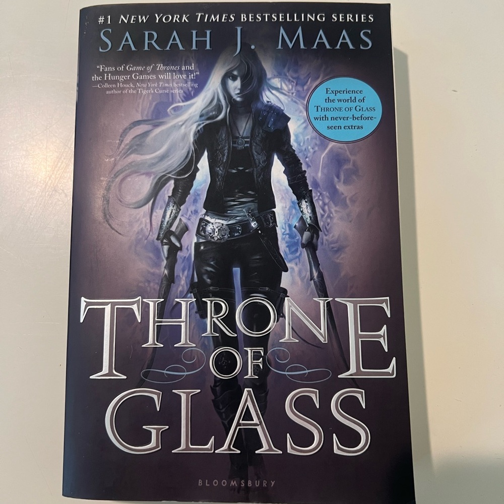 Throne of Glass Paperback Book Original Cover